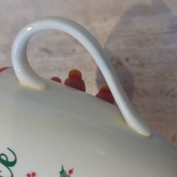 NWOT Lenox Holiday "Nice" Chocolate Covered Strawberry Mug - Picture 4 of 7